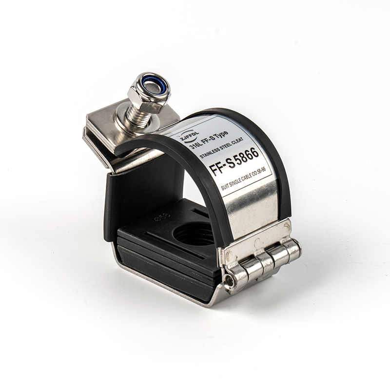 Cleat Kabel Tunggal Stainless Steel 316 Untuk Manajemen Kabel Seri ES